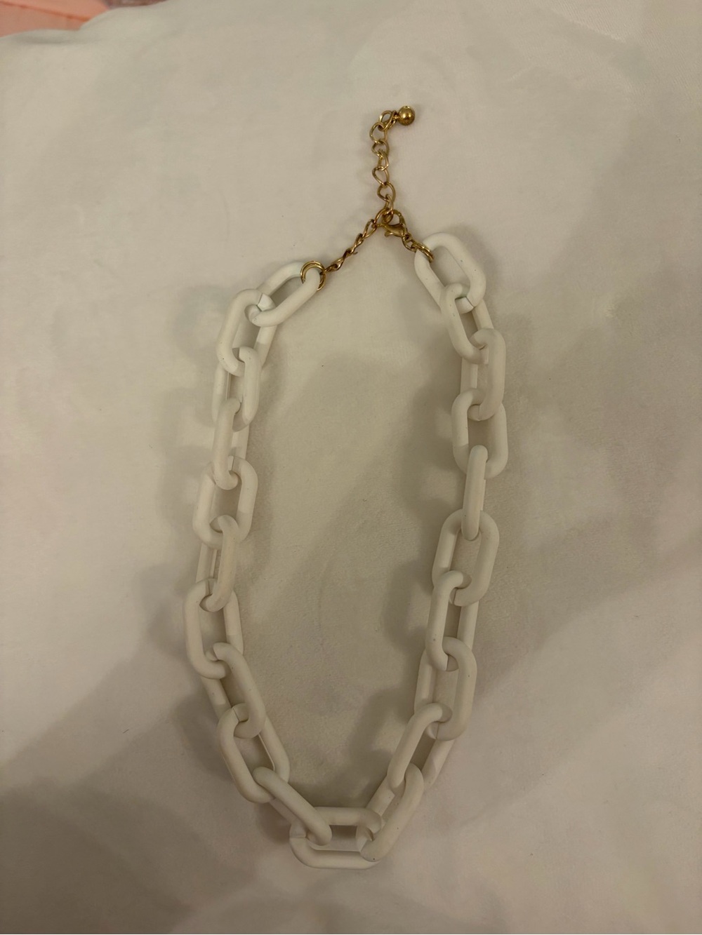 White Link Chain Necklace Boutique - Women Jewelry